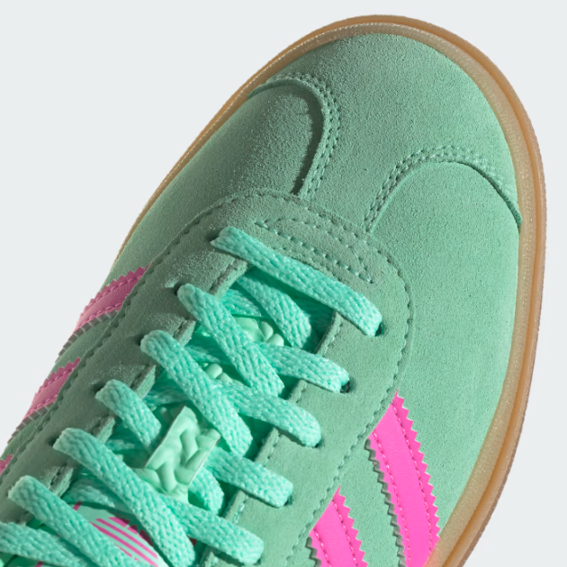 Size 5 - adidas Gazelle Bold Pulse Mint Screaming Pink W for