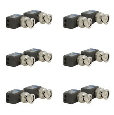 LineMak 1Ch passive video balun 2000ft, contains 6 pairs 12pcs . LS-UTP203C.