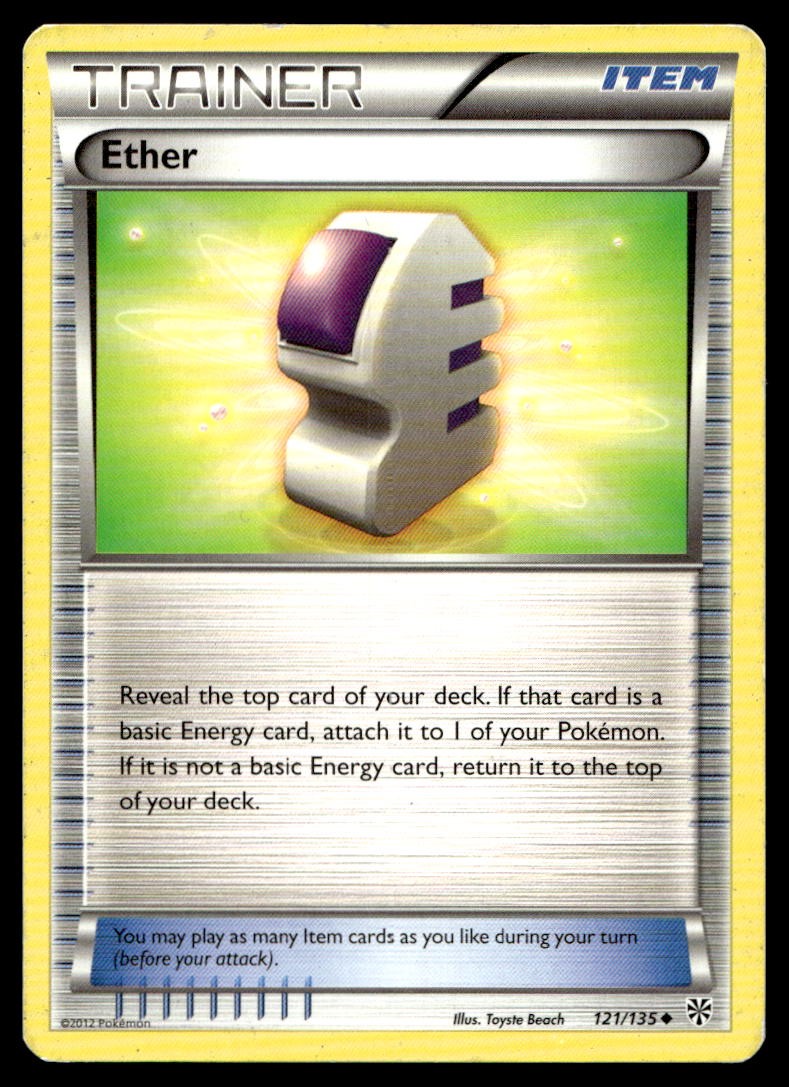MP Ether [Plasma Storm 121/135] Uncommon Pokemon TCG