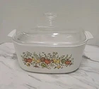 Vintage Corning Ware A-5-B Spice of Life 5 Liter Casserole Dish with Pyrex Lid