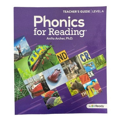 Phonics for Reading Teacher s Guide Level A Anita Archer i-Ready Curriculum