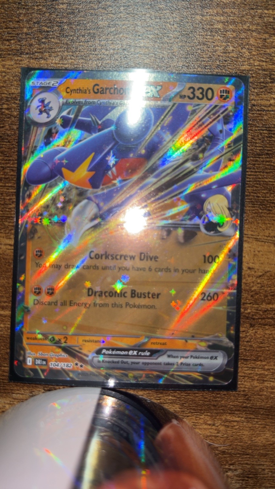 Cynthia's Garchomp ex - 104/182 Destined Rivals