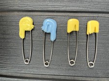 Vintage Baby Cloth Diaper pins, lot of 4