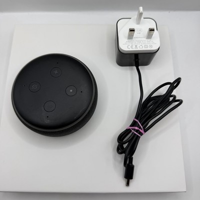 Amazon Echo Dot 3. Gen Alexa Smart Lautsprecher Schwarz - Top - Ohne Karton