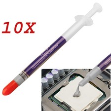 10x Silicone Thermal Paste Syringe – CPU GPU Heatsink Compound Cooling Grease