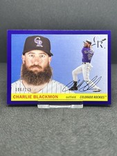 2020 Topps Archives - 1955 Topps Charlie Blackmon #3 Purple /175