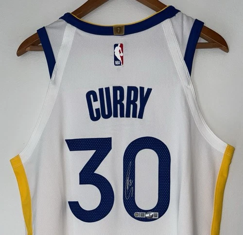 Stephen Curry Signed Warriors NBA Nike ADV Authentic Jersey Autograph USASM BAS