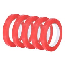 Bag Sealing Tape, 1/2" x 109 Yard, Red 5 Pcs , Bag Sealer Tape