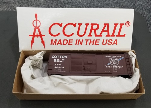 Cinturón de algodón Accurail HO #3618 40' DBL DR acero Boxcar #46428 kit sin montar IOB | Zustand: Used