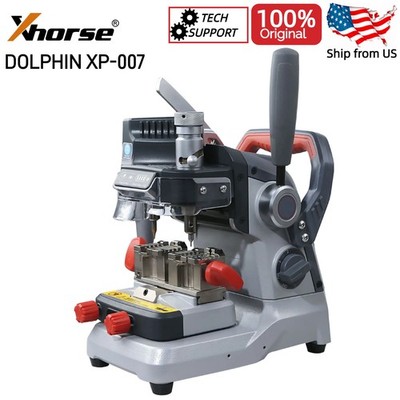 XHORSE DOLPHIN XP-007 Manually Key C-u-t Machine Built-in Lithium Battery Clamps