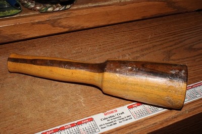 Handcrafted Wooden Mallet for Carving & Chiseling made In Haiti 1 lb