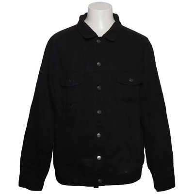 Zeeman, Jeansjacke, Herren, Größe: XXL, Schwarz, Baumwolle, Einfarbig #FMq