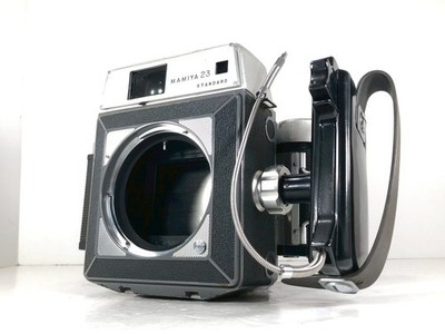 [Exc+5] Mamiya 23 Standard Mittelformat Filmkamera Gehäuse 6x9 cm Silber
