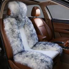 Gracefur Easy-Install Universal Sheepskin Car Seat Covers Winter Warm Genuine