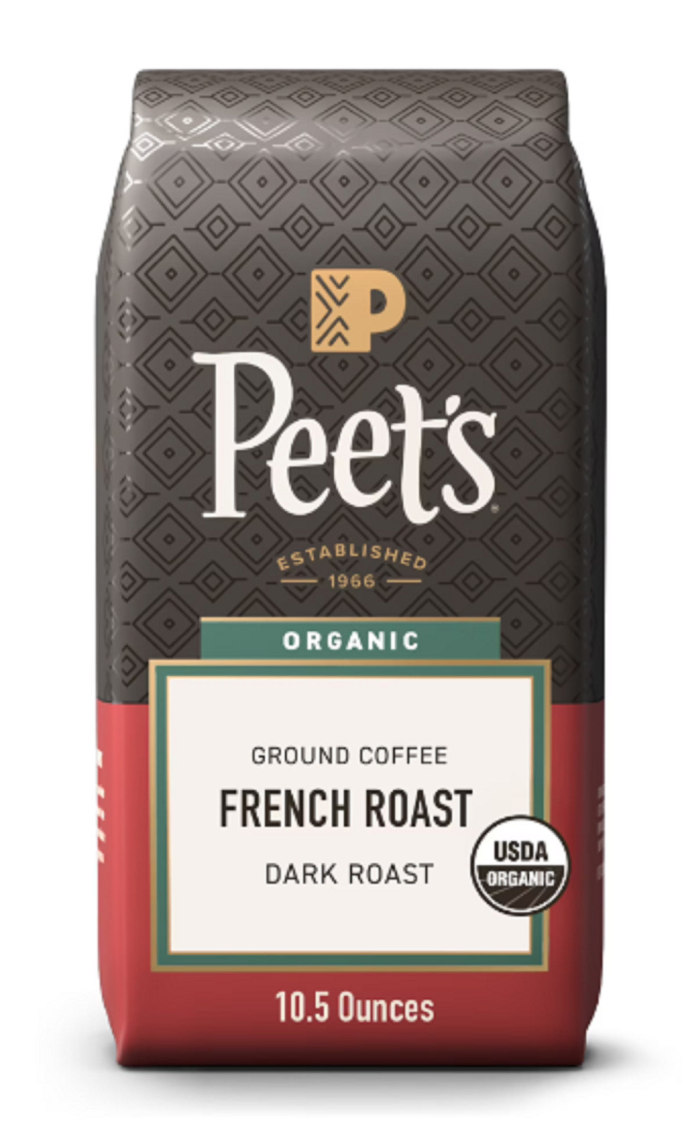 Peet's Coffee USDA Organic French Roast Premium Dark Roast G