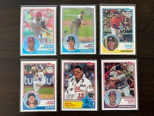 2018 Topps 1983 35th Anniversary Insert Lot (6) w/ Manny Machado, Jacob DeGrom