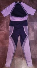 Fabletics Leggings & Crop Top Workout Outfit 2 Piece Medium