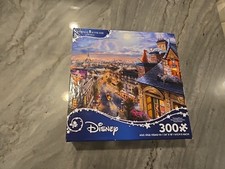Thomas Kinkade Aristocats Love Under The Moon 300 PC Puzzle New Ceaco Disney