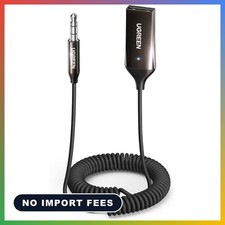 Aux to Bluetooth 6.0 Adapter 3.5mm Bluetooth Receiver for Car USB 2.0 to 3.5mm J
