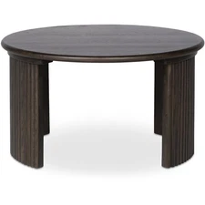 Moe's Home Collection QO-1011-20 Penny 24 X 24 inch Brown Coffee Table, Small