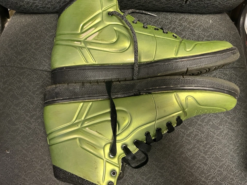 Talla 12 - Air Jordan 1 verde anodizado para hombre Foto 4 de 4