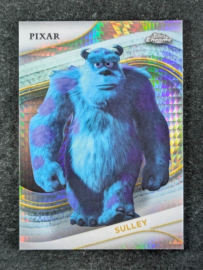 Sulley 2025 Topps Chrome Disney #5 Base Image Variation - Orange