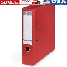 A4XL Lever Arch Binder 80mm Spine Padded Cardboard 2 D-rings Label Holder New