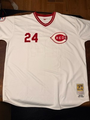 Authentic Mitchell Ness Cincinnati Reds 1976 Tony Perez Jersey USA Run Sz 60