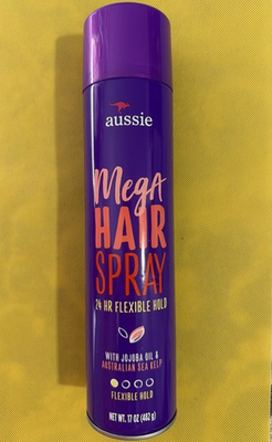 #ad #ad Aussie Mega Hair Spray 24 Hr Flex Hold 17 oz w Australian Jojoba Oil amp; Sea Kelp $34.99