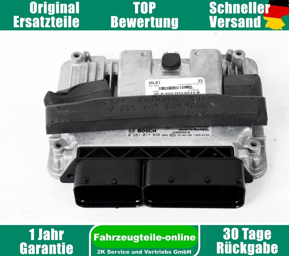 Audi Q5 8R 8K0907352A Centralina Motore ECU 2.0 TDI QUATTRO CGLB - Immagine 2 di 3