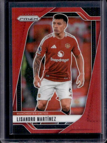 2024-25 Panini Prizm Premier League Lisandro Martinez Red #/199 Man U