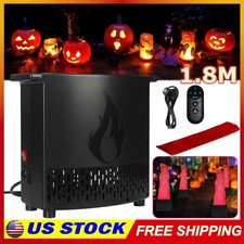 16 LED Flame Fire Light Machine Stage Atmosphere Effect Party Fake Fire Flame