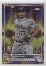 2022 Topps Chrome Sonic Purple & Yellow Pulse Refractor 158/299 Luis Garcia 00jz