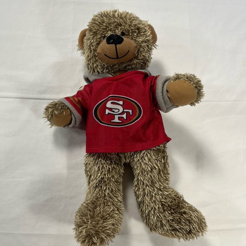 San Francisco 49ers NFL Plush Bear with Hoodie by Good Stuff 14" - Picture 12 of 12