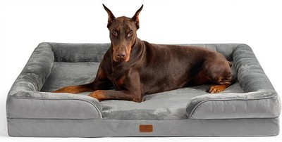 Bedsure XXL Orthopedic Dog Bed 52'' Washable Waterproof Pet Sofa for Large Dogs