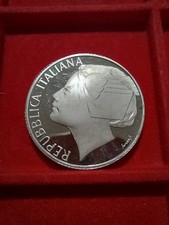 Repubblica Italiana argento silver plata 10000 lire mondiali calcio 1998 proof 