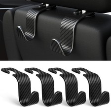 Car Seat Headrest Hook 4 Pack Hanger Universal Vehicle Car Storage Organizer for