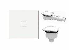 Kaldewei Conoflat Duschwanne mit Wannenträger Stahl flach Bodengleich alle Maße