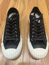 PF Flyers Grounder LO Black/Sea Salt Sz 7.5