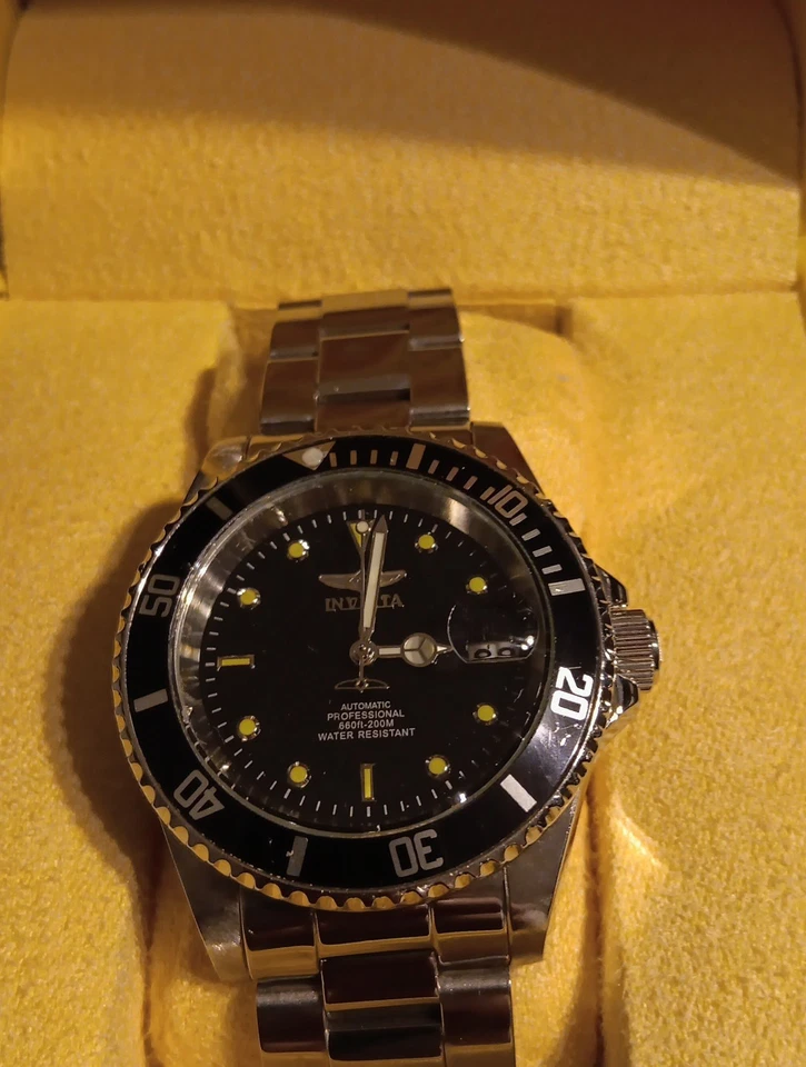 Herrenarmbanduhr Automatik, INVICTA , Seiko NH 35,läuft perfekt,mit Box ! - Bild 2 von 4