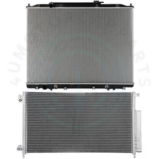 Radiator & AC Condenser Cooling Kit For 2006-07 Honda Accord EX LX 2.4L L4