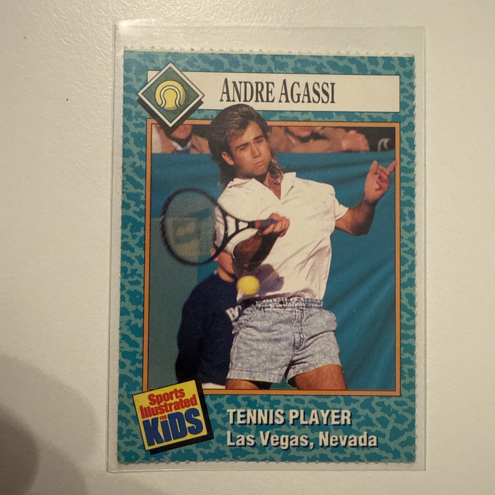 1989 Sports Illustrated for Kids ANDRE AGASSI #47 Tennis Player SI for Kids