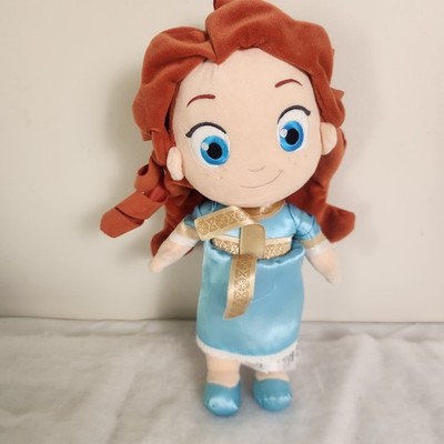Disney Store Merida Baby Toddler Brave Stuffed Plush Doll 13 Inch As Is Stained