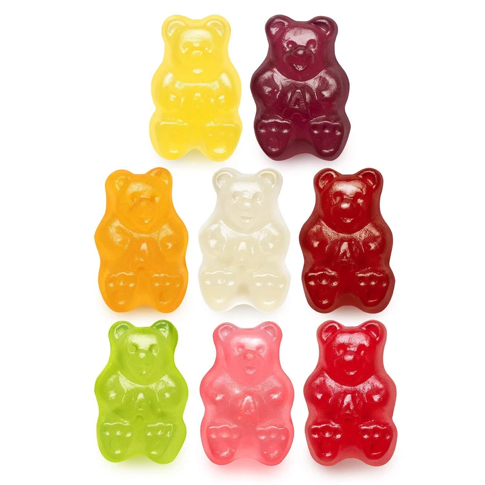 SUGAR_CANDY Osos de goma sabores naturales colores de frutas reales talla única Foto 3 de 4