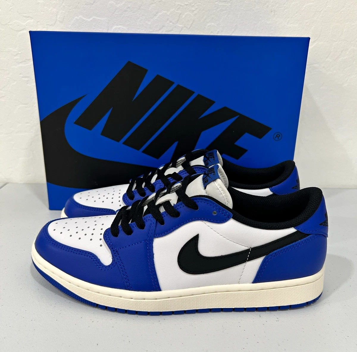 Jordan 1 Retro Low White Sport Blue for Sale | Authenticity
