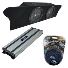 10-15 Chevy Camaro Coupe Trunk Kicker CompR CWR10 Dual 10 Sub Box HA-A1500.1