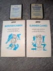 Vtg 1987 Epyx Atari 2600 7800 Winter & Summer Games Tested & Working! W/ Manuals
