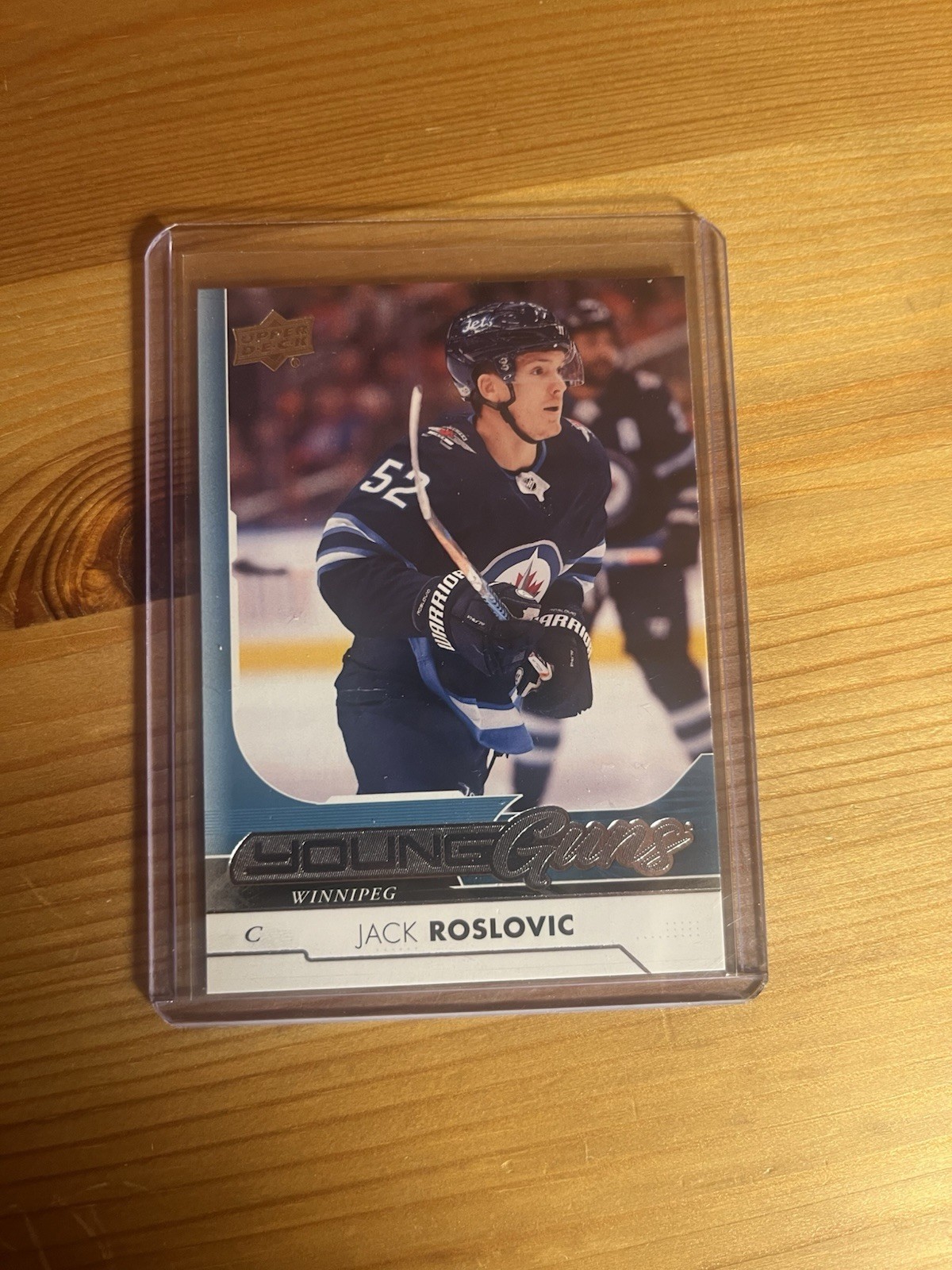 2017-18 Upper Deck Young Guns Rookie Jack Roslovic Winnipeg Edmonton Oilers #240