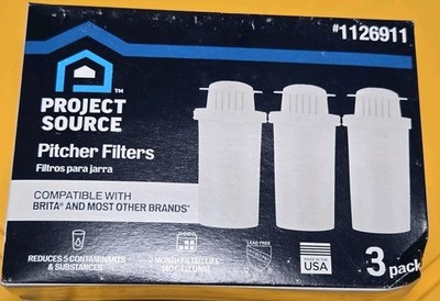 Project Source Replacement for Brita  (and others) Water Pitchers Filte #1126911