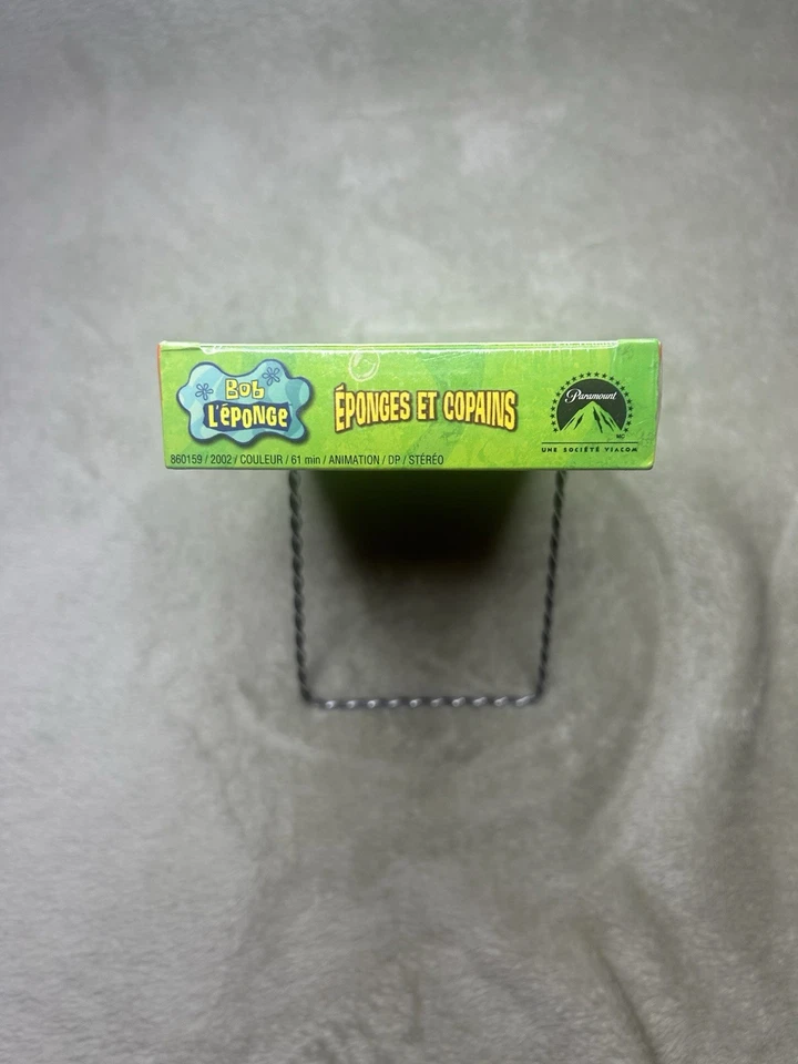 SPONGEBOB Sealed Error VHS [FRENCH, 2002] Sponge Buddies (Rare - Hard To Find) - Image 3 of 4